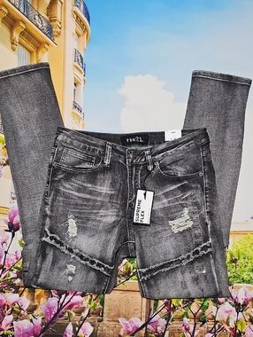 Rue21 Distressed Supreme Flex Skinny Jeans Size‎ 32x34 New